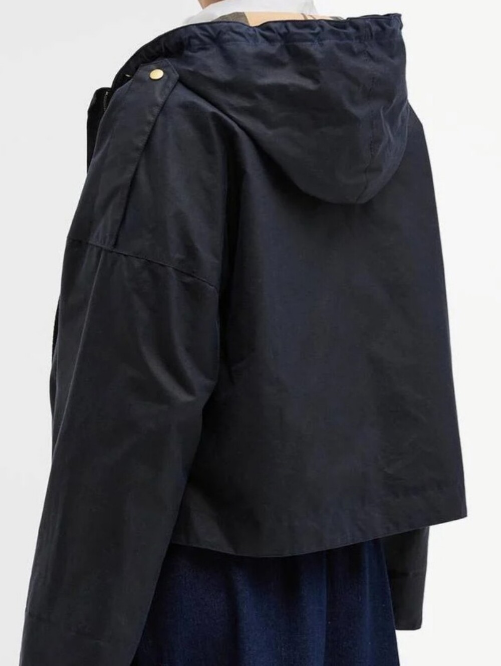 Barbour NWOT Ryedale Waxed Cotton Women's Jacket Sz 8 Deep NAVY - Picture 6 of 16